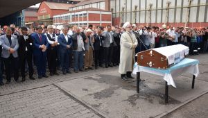 İş kazasında hayatını kaybeden işçi için tören