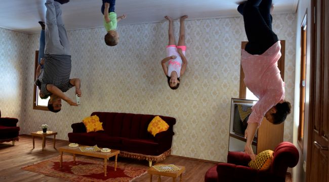 Safranbolu'nun 'tepetaklak' konağında her şey alt üst