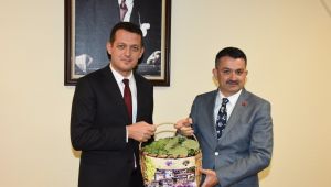 Ürkmezer, Bakan Pakdemirli'ye projeler hakkında bilgi verdi