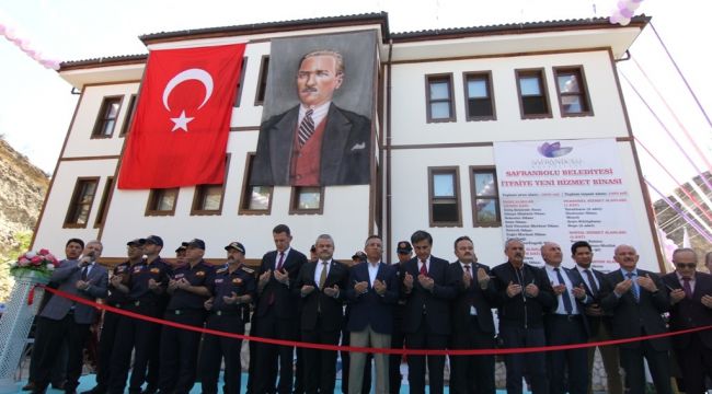 Yeni itfaiye binası Safranbolu'nun hizmetine açıldı