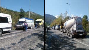 Yenice'de zincirleme kaza: 7 yaralı
