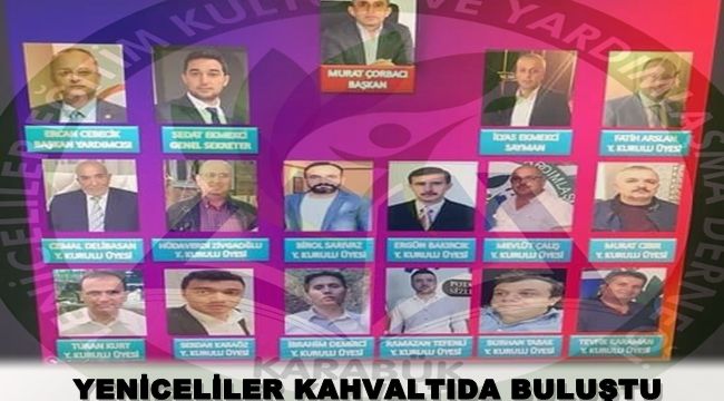 Yeniceliler Kahvaltıda Buluştu