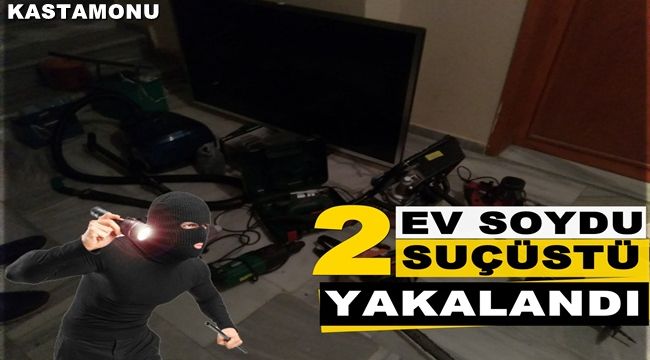 İki evi soyan hırsız suçüstü yakalandı