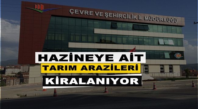Karabük'te hazineye ait tarım arazileri kiralanıyor
