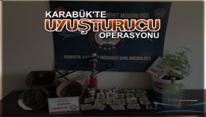 Karabük'te uyuşturucu operasyonu