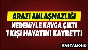 Kastamonu'da arazi anlaşmazlığı: 1 ölü