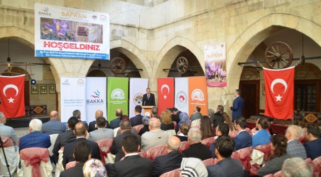 'Kırmızı Altın Safran' projesinin tanıtımı yapıldı