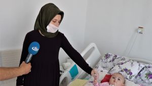 SMA hastası 8 aylık Hafsa Nur yardım eli bekliyor