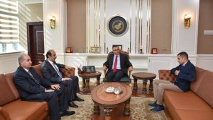 Vali Çeber, Ürdün Haşimi Krallığı Büyükelçisi Rifaie'yi kabul etti