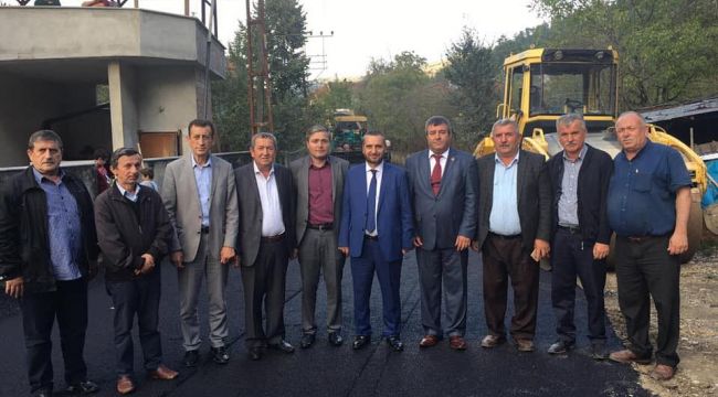 Yenice köylerinde sıcak asfalt başladı