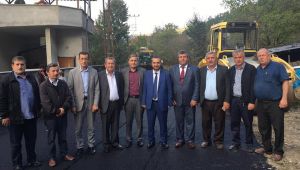 Yenice köylerinde sıcak asfalt başladı