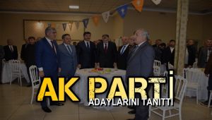 AK Parti aday adaylarını tanıttı