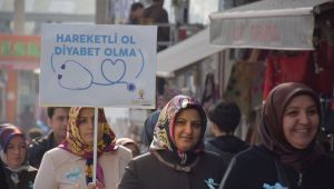 AK Parti İl Kadın Kolları'ndan diyabette farkındalık yürüyüşü