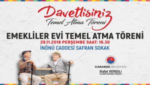 Emekliler Evi’nin Temeli Atılıyor