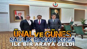 Güneş ve Ünal, Sağlık Bakanı Koca ile Karabük için bir araya geldi