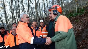 Karacabey Yenice'de orman teşkilatı ile bir araya geldi