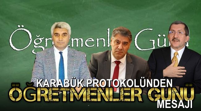 Kent protokolünden öğretmenler günü mesajı