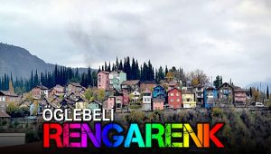 Öğlebeli Mahallesinde evler farklı renklere boyanıyor