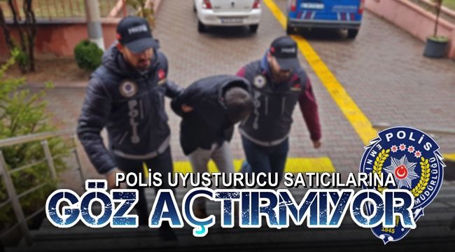 Polis uyuşturucu satıcılarına göz açtırmıyor
