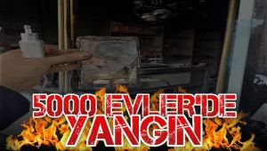 Şarjda bırakılan telefon yangın çıkardı