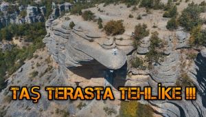 Taş terasta tehlike