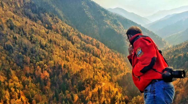 Türkiye'nin en büyük blok ormanlarını barından Yenice'de sonbahar güzelliği