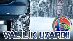 Valilik'ten kış lastiği uygulaması uyarısı