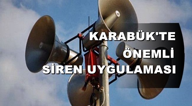 Valilikten Siren Uygulaması Duyurusu