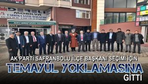 AK Parti Safranbolu ilçe başkanı seçimi için temayül yoklamasına gitti