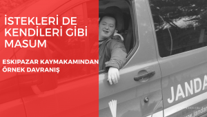 Eskipazar Kaymakamından Örnek Davranış