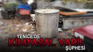 Karabük'te kimyasal varil şüphesi