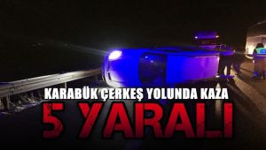 Karabük'te trafik kazası: 5 yaralı