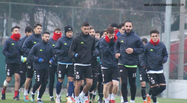 Karabükspor'da İstanbulspor maçı hazırlıkları başladı