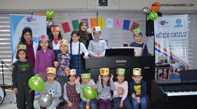 Müzik okulu öğrencileri yerli malı haftasını kutladı