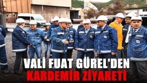 Vali Fuat Gürel KARDEMİR'i ziyaret etti
