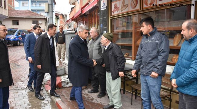 Vali Gürel, Yenice'de muhtarları dinledi