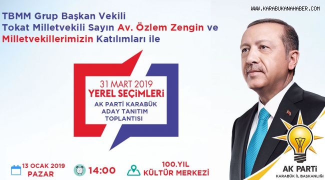 AK Parti aday tanıtım toplantısı yapacak