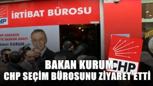 Bakan Kurum, CHP seçim bürosunu ziyaret etti