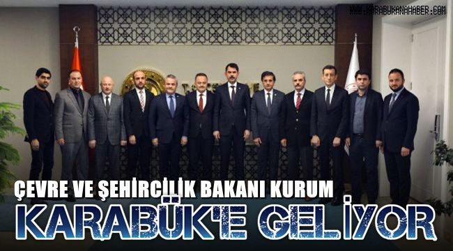 Çevre ve Şehircilik Bakanı Kurum'a çıkarma