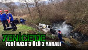Karabük'te otomobil dereye uçtu: 3 ölü, 2 yaralı