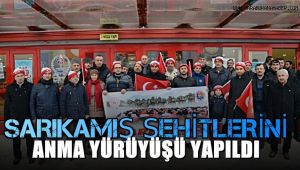 Karabük'te Sarıkamış şehitlerini anma yürüyüşü yapıldı