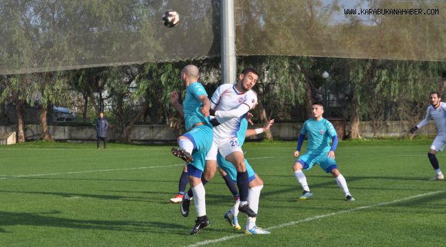 Karabükspor hazırlık maçında berabere kaldı