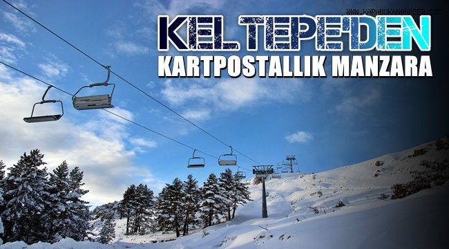 Keltepe'de kartpostallık manzaralar oluştu.