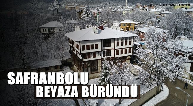 Safranbolu Konakları beyaz gelinlik giydi