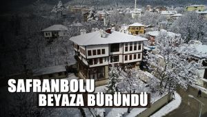 Safranbolu Konakları beyaz gelinlik giydi