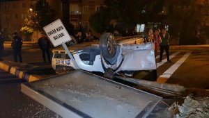 Trafik kazaları şehir polis kameralarına yansıdı