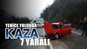 Trafik kazasında 7 kişi yaralandı
