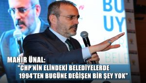 AK Parti Genel Başkan Yardımcısı Mahir Ünal: