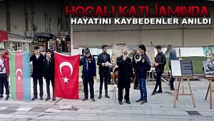 Hocalı katliamında hayatını kaybedenler Karabük'te anıldı