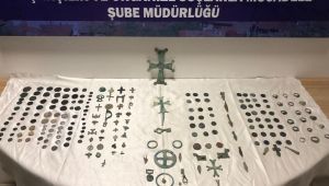 Karabük'te 227 parça tarihi eser ele geçirildi